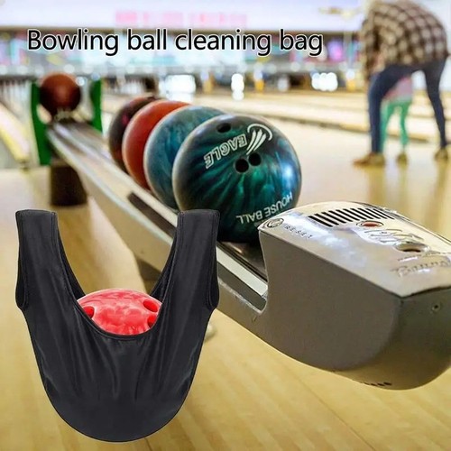 Bowling ball wiping - ball, bag