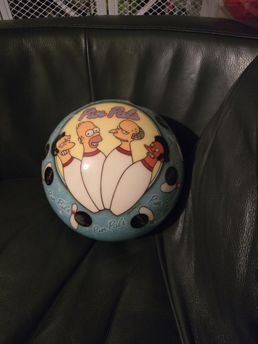 Vintage simpsons bowling ball - simpsons,