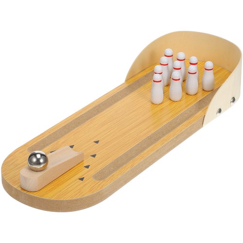 Wooden mini bowling game set - mini,