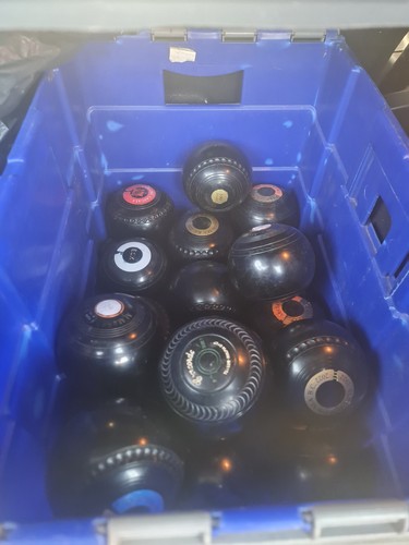 Lawn bowling balls - lawn,